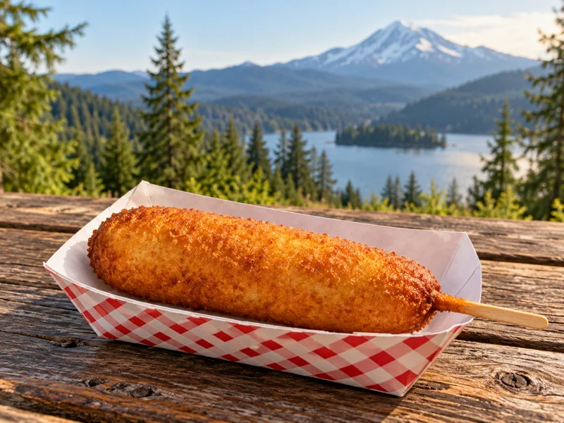 Illustrative image of Hand-Dipped All-Beef Corn Dog · 8 inch